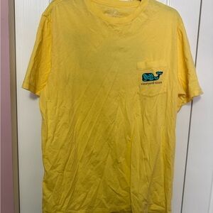 Vineyard Vines Men's Yellow Short Sleeve Tee